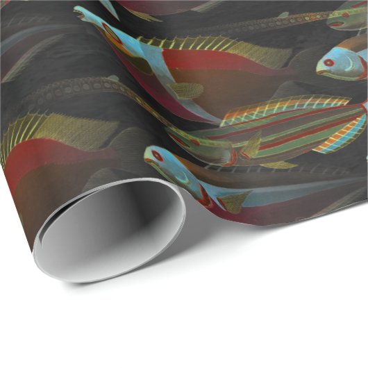 Deep Ocean Wonderful Fish Paper Wrap Cadeaupapier (Rol Hoek)