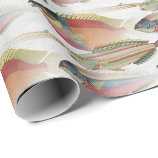 Deep Ocean Wonderful Fish Paper Wrap Cadeaupapier (Rol Hoek)