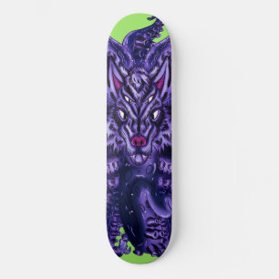 Deep Paars Wolf Tulu Skateboard