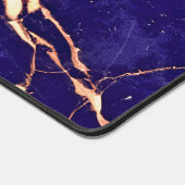 Deep Paarse en Roos Gouden Marmer Voeg Naam Monogr Bureaumat (Hoek)