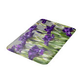 Deep Paarse Irisa Floral Badmat (Gekanteld)