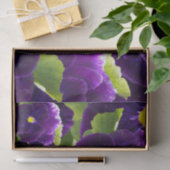 Deep Paarse Pansy Clusters: majestueuze schoonheid Tissuepapier (Geschenk)