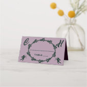 Deep Paarse rustieke bruiloft (Voorkant)