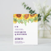 Deep Paarse schoonheidszondridderbruiloft met lage (Staand voorkant)