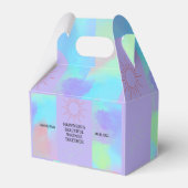 deep Paarse soft weeding stuff Bedankdoosjes (Voorkant Zijde)