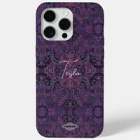 Deep Paarse zigeuner ontwerp mobiele telefoon case