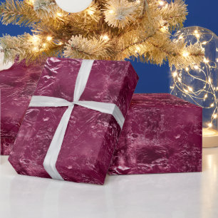 Deep Pink Crinkle Cadeaupapier