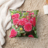 Deep Pink Dahlia Kussen (Deken)