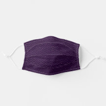 Deep Plum TwoToned Chevron met kleine Stippen