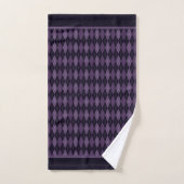 Deep Purple Argyle (Serviette à main)