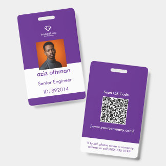 Deep Purple Bedrijfsfoto Identificatiebadge Badge