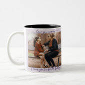 Deep Purple Violets Mère's Day Mug (Gauche)