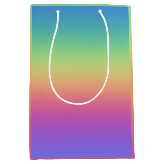 Deep Rainbow Gradient Cft Bag Medium Cadeauzakje (Voorkant)