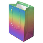 Deep Rainbow Gradient Cft Bag Medium Cadeauzakje (Achterkant Gekanteld)