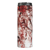 Deep Red Bloody Blood Spatter Help Thermosbeker (Achterkant)