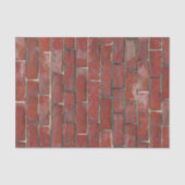 Deep Red Brick Pattern Tissuepapier (Voorkant)