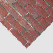Deep Red Brick Pattern Tissuepapier (Detail)