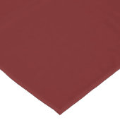 Deep Red Crown Crest - Gepersonaliseerd Korte Tafelloper (Hoek)