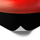 Deep Red Galaxy Orb – Crimson Marble Print (Hoek)