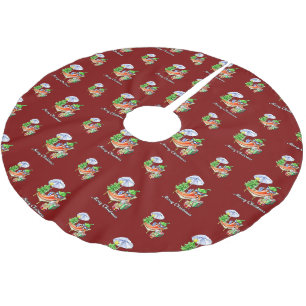 Deep Red grappige en feestelijke kerstchili Kerstboom Rok
