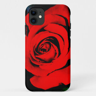 Deep Red Rose iPhone 11 Hoesje