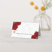 Deep Red Rose Floral Wedding (Achterkant)