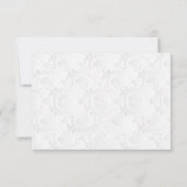 Deep Red Rose Floral Wedding - Hartelijk dank Bedankkaart (Achterkant)