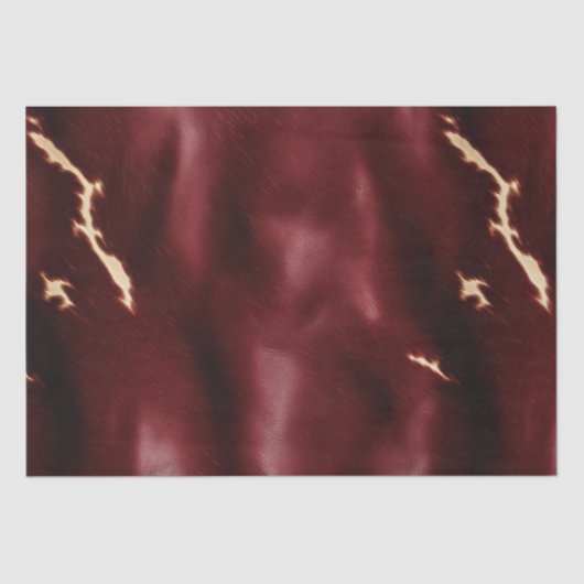 Deep Red Southwest Koeienhuid Tissuepapier (Voorkant)