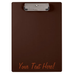 Deep Rich Brown kleurdecor  Klembord