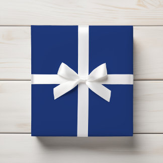 Deep Rich Denim Royal Blue Solid Cadeaupapier