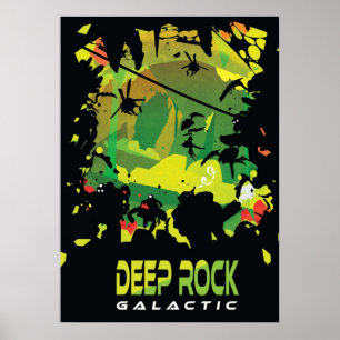 Deep Rock Galactic Fanart Artwork Poster