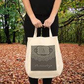 Deep Sage Ringlets Monogram Tas