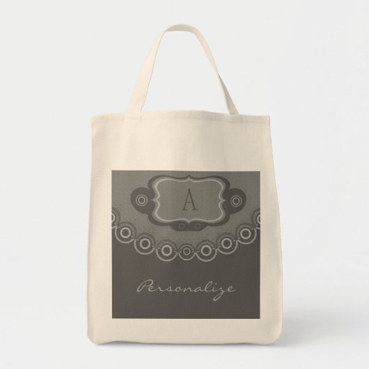 Deep Sage Ringlets Monogram Tas (Voorkant)