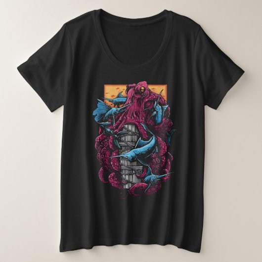 Deep Sea Battle: The Crimson Kraken vs. Blue Marli (Design devant)