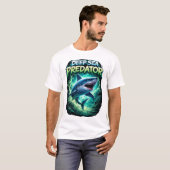 Deep sea predator shark T-Shirt (Voorkant volledig)
