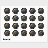Deep Sea Urchin Ronde Sticker (Vel)