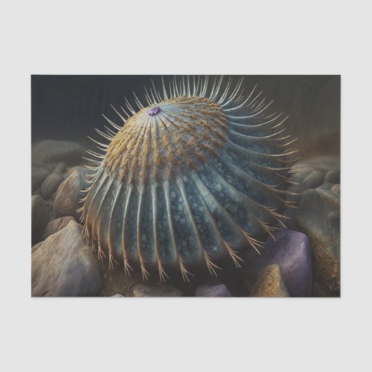 Deep Sea Urchin Tissuepapier (Voorkant)