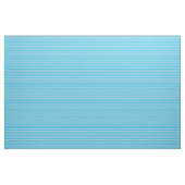 Deep Sky Blue en Light Grey Lines Pattern Stof (Yard (91,4 cm))