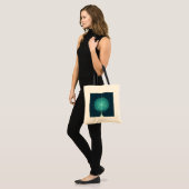 Deep Space Atomic Clock Poster, blauwe versie. Tote Bag (Voorkant (model))