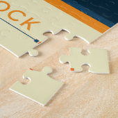 Deep Space Atomic Clock Poster, Oranje versie. Legpuzzel (Zijkant)