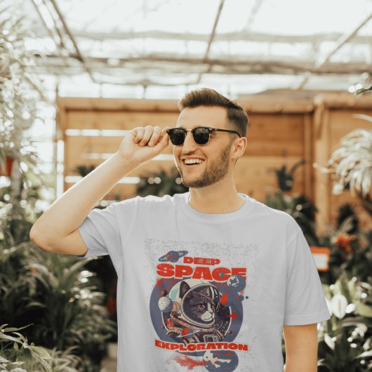 Deep Space Exploration Kat Astronaut T-shirt