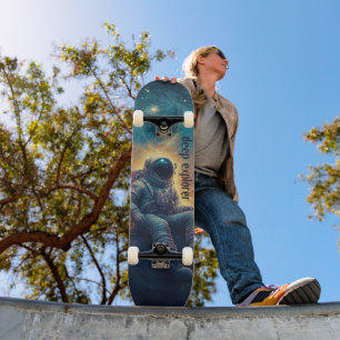 Deep Space Explorer astronaut Skateboard