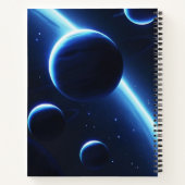 Deep Space Fade - Bold Galaxy Notitieboek (Achterkant)