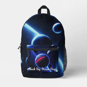 Deep Space Fade - Bold Galaxy-rugzak Bedrukte Rugzak