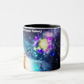 Deep Space Galaxy Tweekleurige Koffiemok (Voorkant rechts)