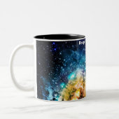 Deep Space Galaxy Tweekleurige Koffiemok (Links)