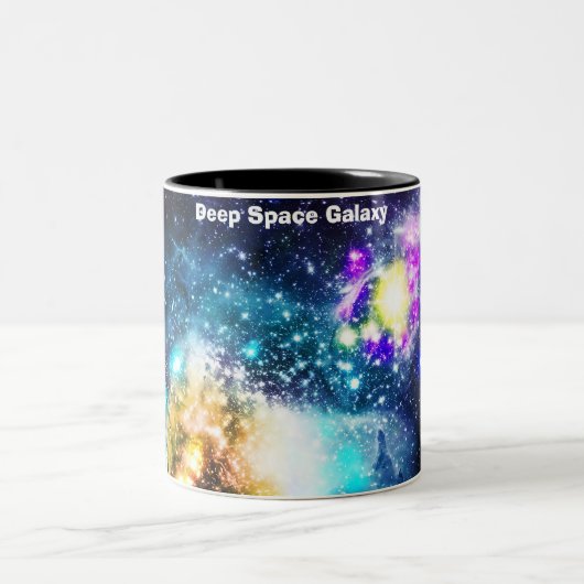 Deep Space Galaxy Tweekleurige Koffiemok (Center)