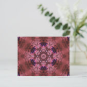 Deep Space Harmonics Mandala Briefkaart (Staand voorkant)