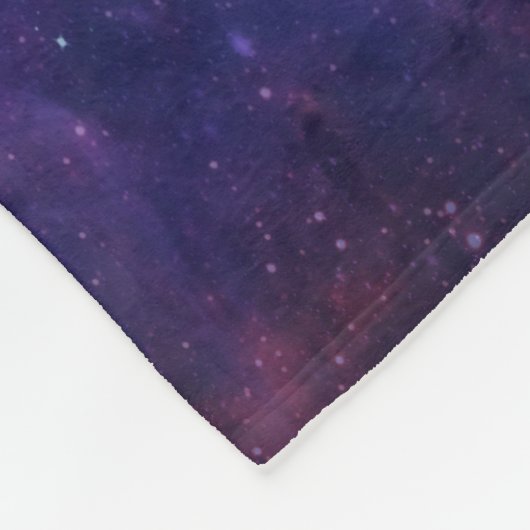 Deep Space Nebula Abstracte achtergrond Fleece Deken (Hoek)