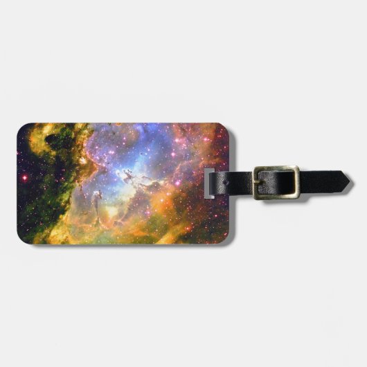 Deep Space Nebula Bagagelabel (Voorkant horizontaal)